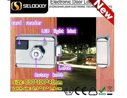 Fingerprint SELOCKEY Electronic Remote Control RFID Card Rim Door Locks