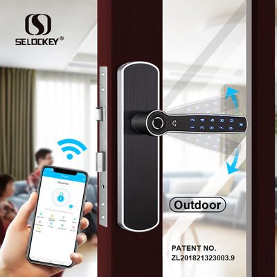 Fingerprint Wifi Electric Gate Door Double Sided Bluetooth Smart Locks