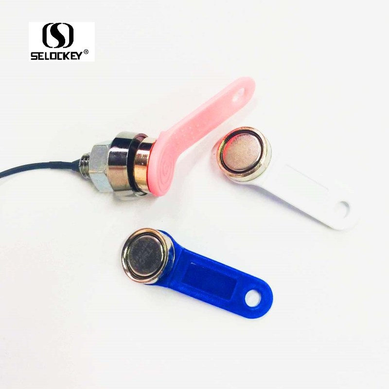 Metal Ring Touch Memory DS1990A-F5 Magnetic Ibutton And Smart Cards