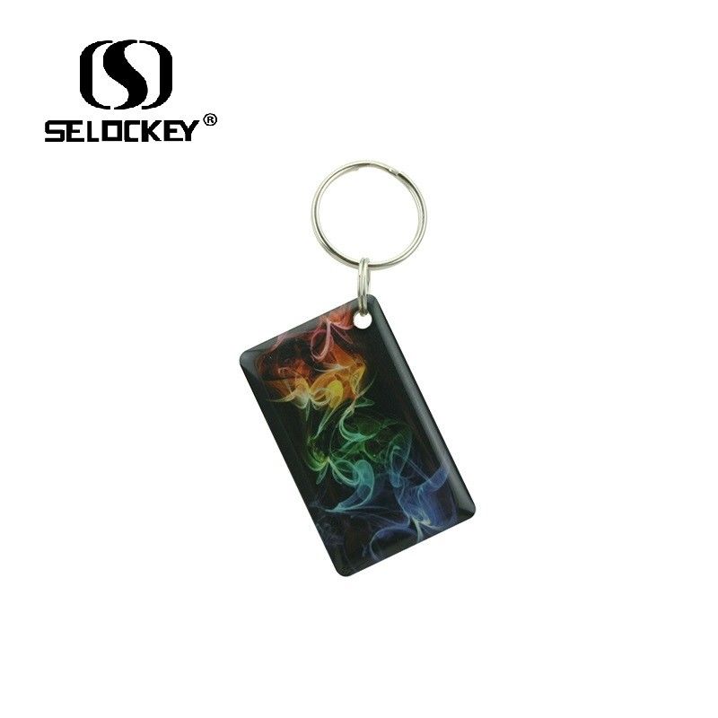 Smart NFC Jelly Epoxy Keyfob Crystal 13.56mhz Plastic Rfid Card