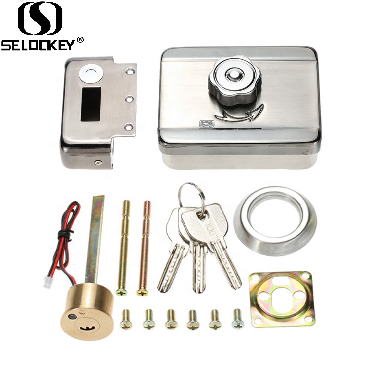 Smart Security Lock CE 12V Electric Rim Door Locks