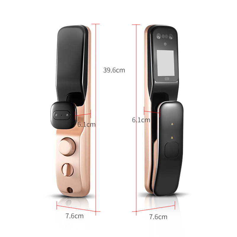 Cat Eye Door Bell Smart Face Fingerprint Automatic Front Door Locks