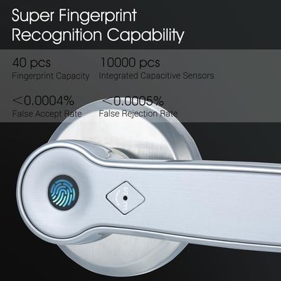 Home Smart Pin Key Keyless Finger Print Smart Handle Door Locks