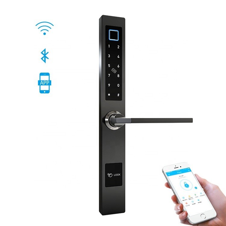 Digital TTLock APP Electric Sliding Glass Door Waterproof Smart Locks