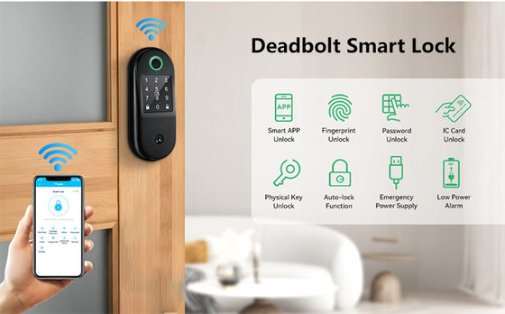 Zinc Alloy Smart Deadbolt Door Lock