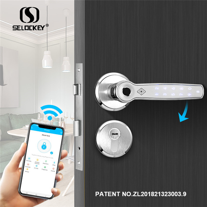 Fingerprint Smart Bedroom Door Lock Fingerprint Smart Bedroom Door Lock