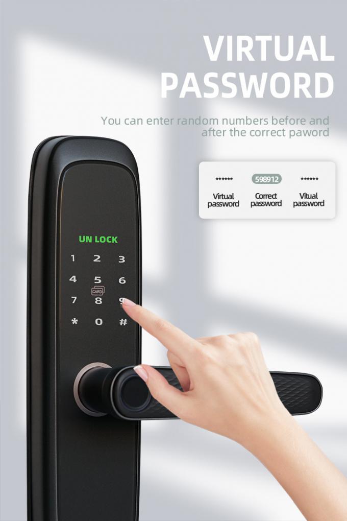 ROHS Wireless Deadbolt Lock Rfid Card Wifi Keyless Door Lock